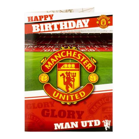 Manchester United Birthday Sound Card £4.99